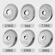 Chrome Barbell Weight Dumbbells (Plate per Plate) - 1