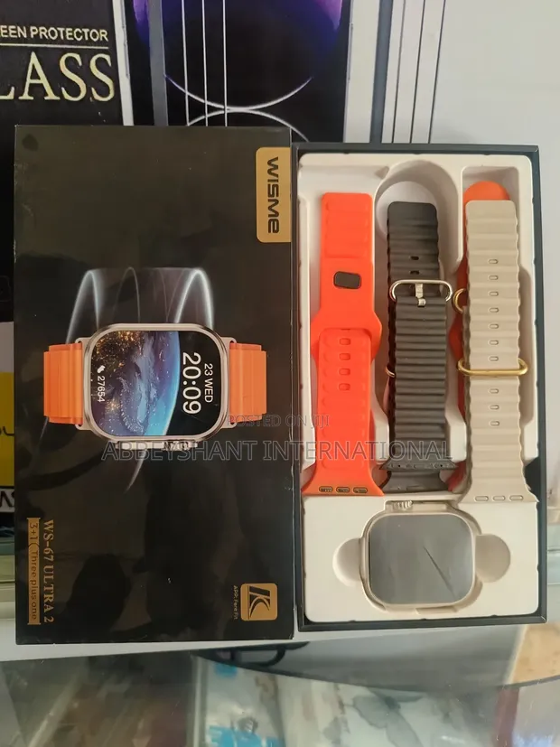 Wisme WS-67 Ultra 2 Smartwatch with 3 Straps - 1
