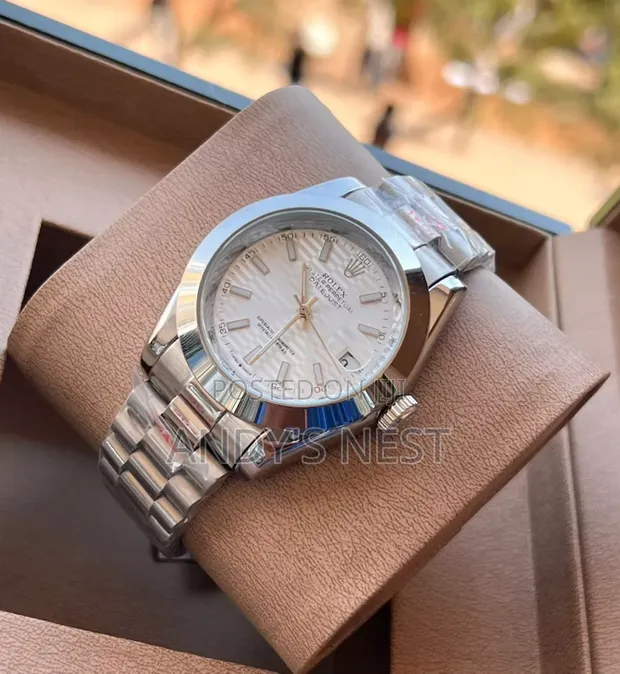 Unisex Mechanical Watch - Silver - 1