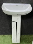 Luxurious Semicircle Ceramic Wash Hand Basin - 1