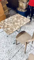 Foldable Reading Table with Chair - 2