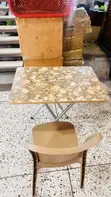 Foldable Reading Table with Chair - 3