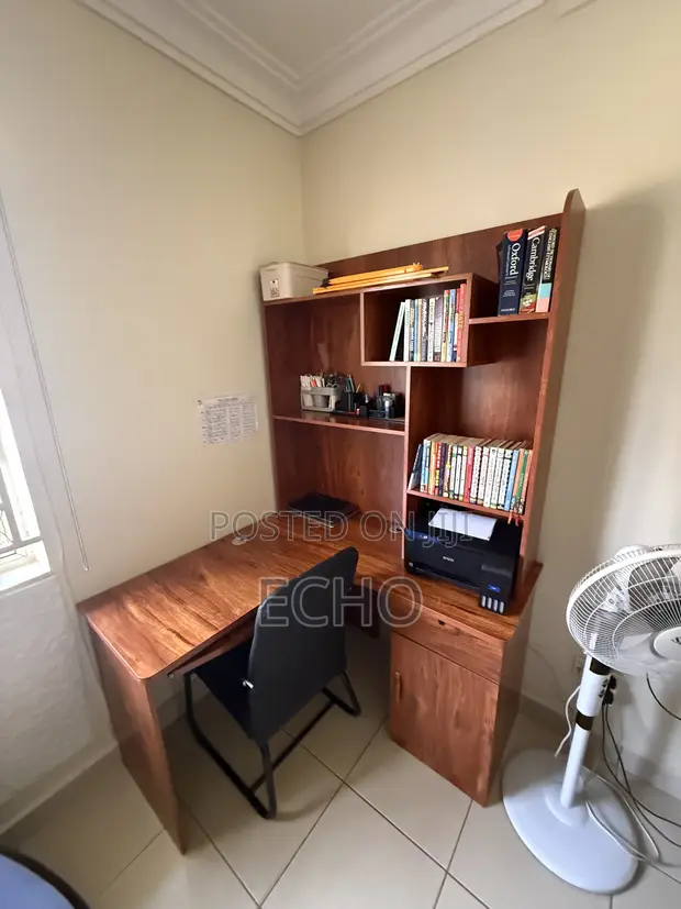 Wood-Mode Office / Study Desk with Shelves - 1