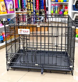 Heavy-Duty Metal Pet Cage - Dog Cat Crate