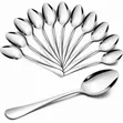 Set of 24 Stainless Steel Table Spoons and Forks with Stand - 2