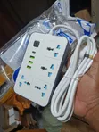 8-in-1 Extension Board with 4 Universal Sockets - 2