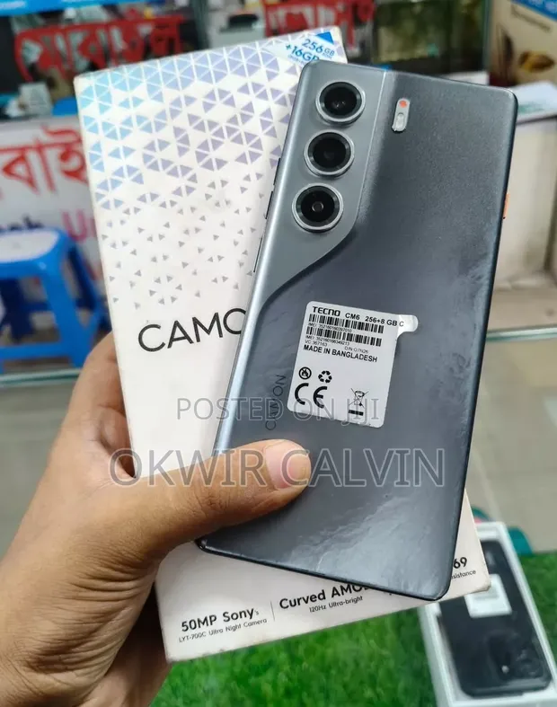 New Tecno Camon 40 Pro 4G 256GB Gray - 1