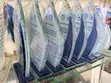 Glass Award with Blue Curve Design - 3