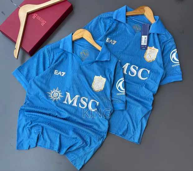 Napoli Blue Home Shirt Jersey - 1