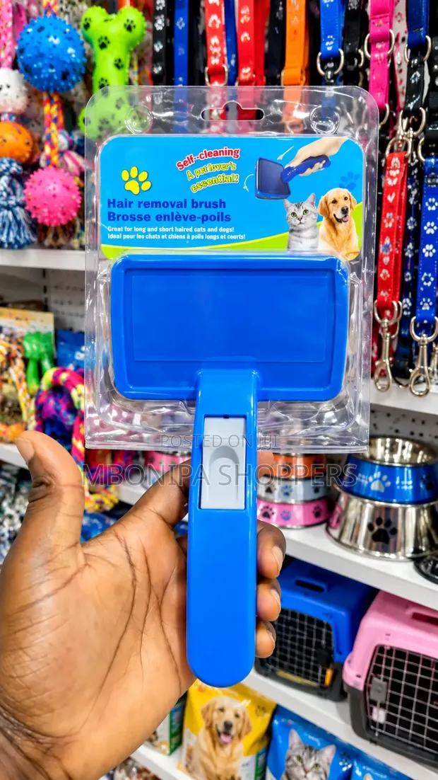 Self-Cleaning Pet Hair Removal Brush - 1