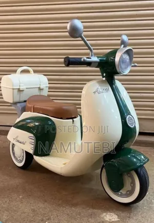 Kids' Electric Ride-On Vespa Style Scooter