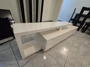 Modern White TV Stand