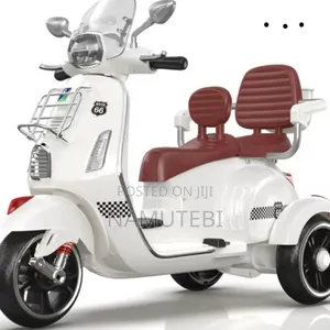 12V Double-Seater Electric Ride-on Vespa Scooter