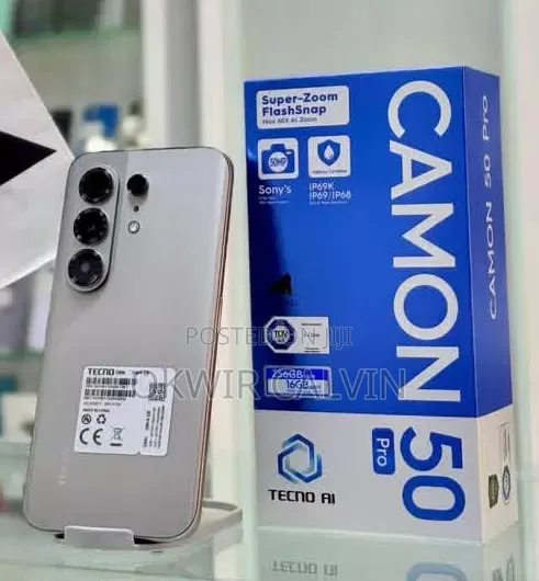 New Tecno Camon 50 Pro 256GB Gray - 1