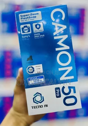 New Tecno Camon 50 Pro 256GB Gray