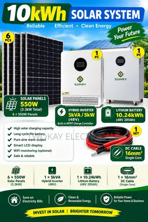 10kWh Solar System - All-in-One Package
