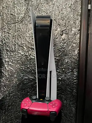 Used PS5 Standard Disc Edition Console with Maroon/Red Pad