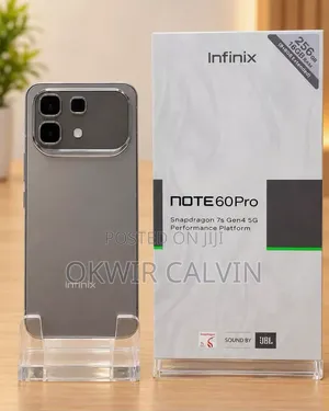 New Infinix Note 60 Pro 256GB Black