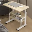 Adjustable Laptop Table with Bookshelf - 1