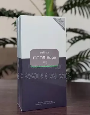 New Infinix Note Edge 256GB Black