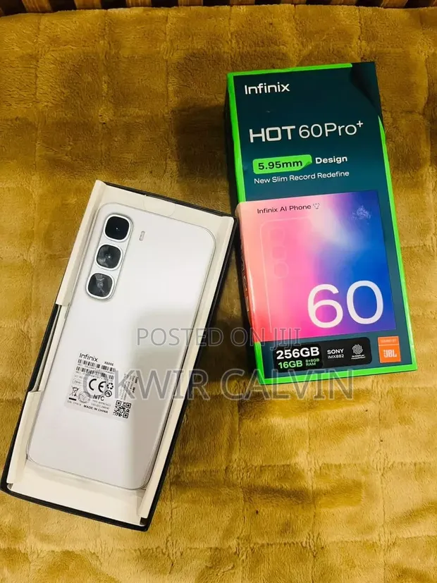 New Infinix Hot 60 Pro+ 256GB Gold - 1