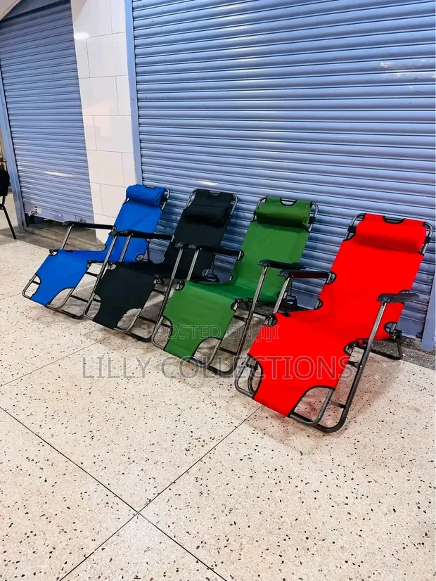 Foldable Lounge Camping Chair - 1