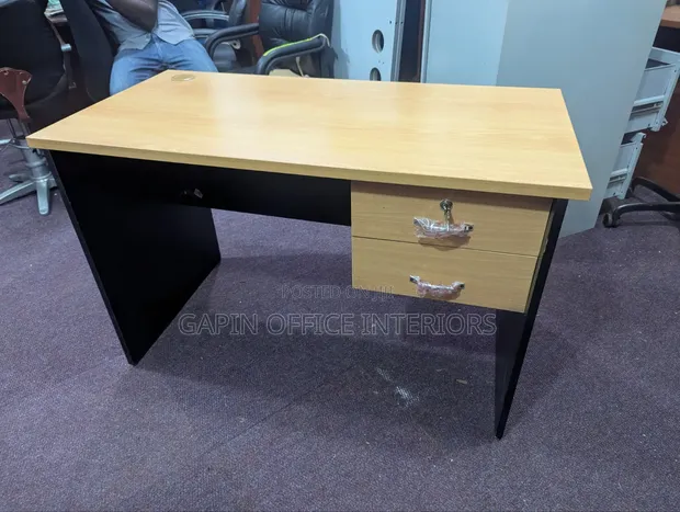 Office Desk with 3 Drawers - 120cm - 1