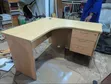 Used Curved Office Table (120x120cm) with 3 Drawers - 5