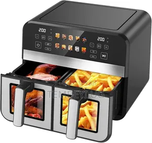Hoffman 12L Double Basket Air Fryer - Brand New