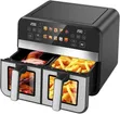Hoffman 12L Double Basket Air Fryer - Brand New - 1