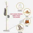 Freestanding Modern Metal Coat Rack Stand - 3