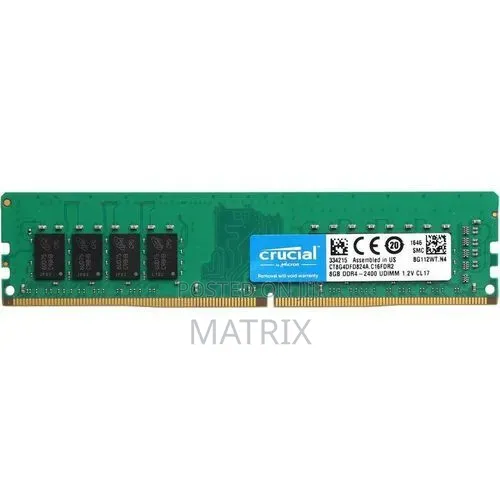 Crucial 8GB DDR4 2600MHz Desktop Memory - 1