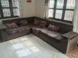 6 Seater L-Shaped Sofa Set - Brown - 1
