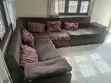6 Seater L-Shaped Sofa Set - Brown - 2