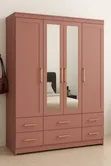 Daisy Mirrored Stand Alone Wardrobe - Any Colour - 1