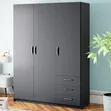 Wood-Mode Stand Alone Wardrobe - Smoke Grey - 1