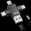 Porodo Minilink Transparent OTG Adapter - 2