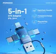 Porodo Minilink Transparent OTG Adapter - 3