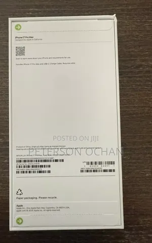 New Apple iPhone 17 Pro Max 512GB Yellow