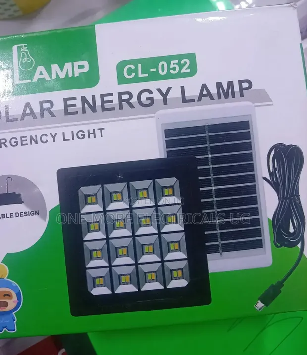 Solar Portable Lamp with Solar Panel (25W LED) - 1