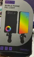 LJ-S02 Portable RGB LED Fill Light for Mobile Phones - 2