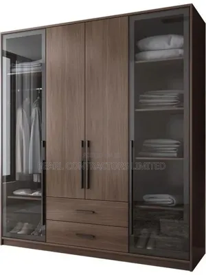 Executive Glass Shutter Wardrobes - Any Colour