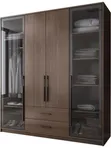 Executive Glass Shutter Wardrobes - Any Colour - 1