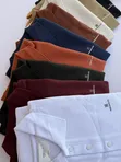 Classic Button Placket T-Shirts - 2