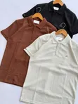 Classic Button Placket T-Shirts - 4