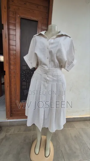 Women's Cream Vintage Dress (Size L)