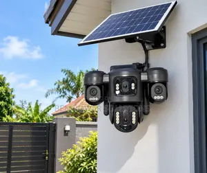 3 Lens AI Solar Security Camera
