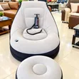Luxury Inflatable Lounge Chair with Ottoman - 2