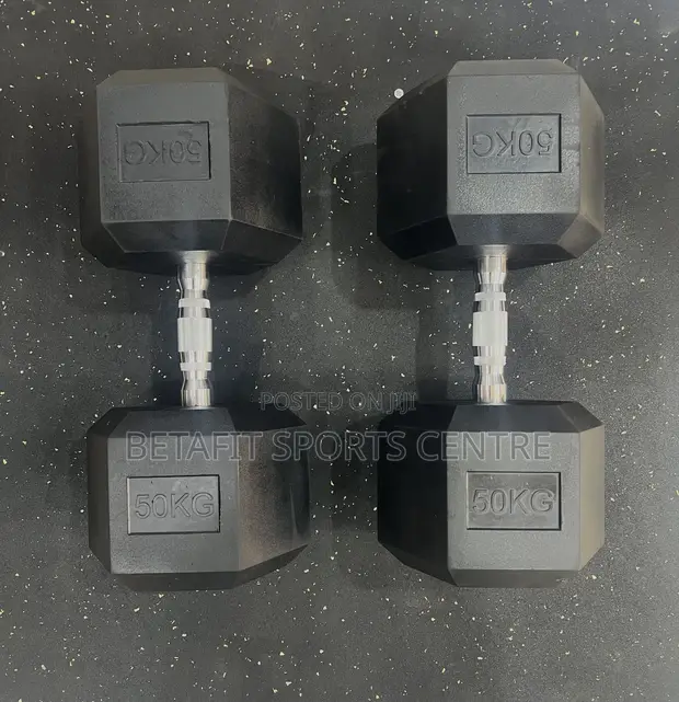 50kg Hexagon Dumbbell Pair - Wholesale - 1