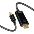 Mini DisplayPort to HDMI Cable Adapter - 4K UHD - 1